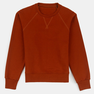 Sweat-shirt molletonné à col rond pour homme, manches longues, sans capuche, décontracté et chaud, vente en gros - Product Image 1