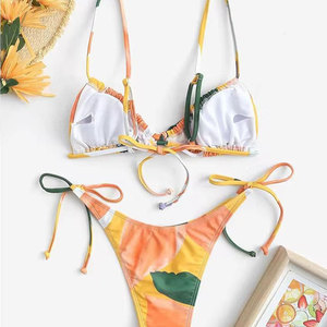 Conjuntos de Bikini para Mujer al Por Mayor, Diseño de Color Personalizado, Trajes de Baño de Playa de Primera Calidad para Adultos - Product Image 5