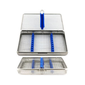 Caja de Esterilización de Malla de Alambre de Acero Inoxidable de Alta Calidad para Instrumentos Dentales, Quirúrgicos y Hospitalarios, de Mahfooz Instruments - Product Image 4