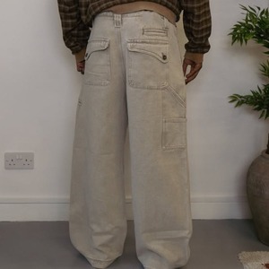 Wholesale WINRO SPORTS Custom Washed <b>Jeans</b> for Men Street Wear Hip Hop <b>Raw</b> <b>Hem</b> Sun Faded Regular Straight Vintage Mid Waist - Product Image 5
