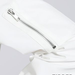 เสื้อแจ็คเก็ตบอมเบอร์ผ้าแคนวาสปักลายสำหรับผู้หญิง สีพื้น ระบายอากาศได้ดี เป็นมิตรกับสิ่งแวดล้อม แห้งเร็ว ใส่ได้สองด้าน  ผ้าไนลอนเนื้อหนา - Product Image 6