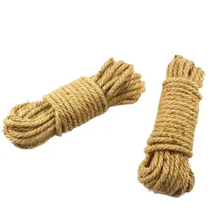 Corde de jute tordue en sisal naturel, corde en jute, 3 plis