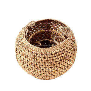 Open Weaving Styles seagrass <b>basket</b> water hyacinth Seagrass <b>Woven</b> Storage <b>Basket</b> Wholesale From Vietnam - Product Image 5