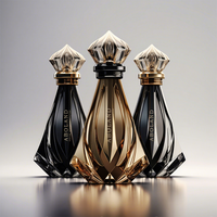 Récipient de parfum cylindrique de conception spéciale 50ml 100ml bouteille de parfum en verre Fea15 personnaliser
