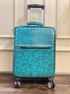 Nueva llegada Bolsas de equipaje Multiusos Bolsas de carrito hechas a mano Tallado de cuero Unisex Tamaño grande Multiusos Cabello en ocultar maletas - Product Image 2