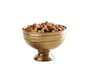 Wedding Special Metal Dry Fruit Bowl Snack Holder Decorative Serving Dish Tableware Gift - Product Image 4