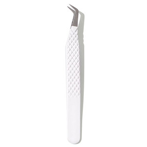 แหนบขนตาโค้งสำหรับต่อขนตาอุปกรณ์จับขนตาสเตนเลสที่มีความแม่นยำสูง - Product Image 1