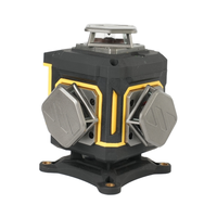 Vente en gros 360 niveau laser rotatif à nivellement automatique 4D 16 lignes laser vert industriel/bricolage avec lignes transversales horizontales et verticales