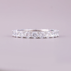 Luxury Cut Moissanite <b>Crown</b> Engagement Wedding Band <b>Ring</b> 925 Sterling Silver Stackable Anniversary Gift <b>Ring</b> for Women - Product Image 2