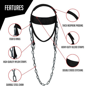 Weightlifting Head <b>Harness</b> Men Women Gym Neck Strength Trainer Football MMA Conditioning OEM Supplier - Product Image 4