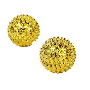 Bola de Masaje Magnética de Metal para Manos, 5.6cm, Chapada en Oro/Níquel/Plata/Antiguo - Product Image 4