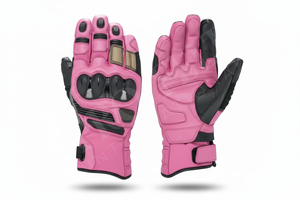 Gants de moto en cuir épais avec protection rigide des articulations, antidérapants, pour la course et le sport - Product Image 5