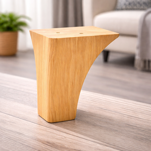 Flared Tapered Solid Wood Furniture Legs <b>Sofa</b> Cabinet Feet Replacement Unique Shape Durable Hardwood - Product Image 1