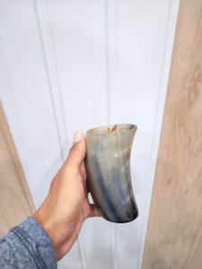 แก้วเบียร์ทำมือจากวัสดุธรรมชาติ ทำจากเขาควายขัดเงา สไตล์ศาสนา รูปทรงสัตว์ ยุโรป งานแต่งงาน งานฝีมือ - Product Image 4