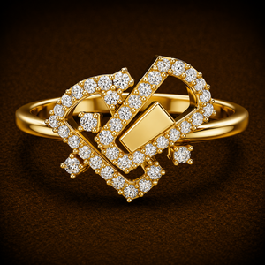 Bague entrelacée en diamant de laboratoire taille ronde DEF VVS Or jaune 18K 14K Bijoux fins personnalisés pour femmes Fournisseur en gros - Product Image 1