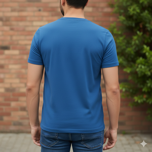 Camiseta de Hombre al por Mayor, 220 g/m², Algodón y Poliéster, Lisa, Transpirable, Personalizable por Sublimación, OEM, Mejor Precio - Product Image 3