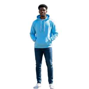 Sweat-shirt à capuche pour homme Jack and Jill, à manches longues, avec motif en relief, décontracté, doux, confortable, élégant, streetwear, pull-over - Product Image 3