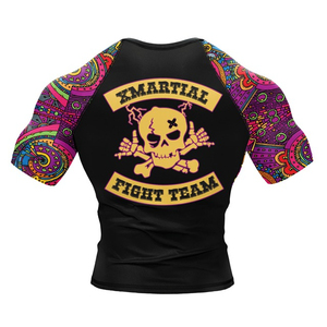 Camiseta Deportiva de Manga Larga para Hombre con Estampado Colorido, Transpirable, Anti-UV, de Secado Rápido, Spandex/Nylon, Ropa Deportiva para Adultos - Product Image 3