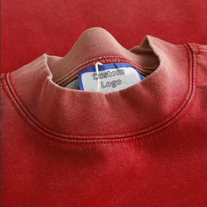 Camiseta de Manga Corta para Hombre, Cuello Redondo, Algodón Azul Marino, Corte Regular, Estilo Casual, Tejido Jersey, Color Liso - Product Image 5