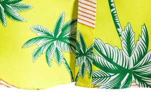 Mens Hawaiian Shirt Tropical <b>Tree</b> Print Short Sleeve Button <b>Up</b> Beachwear Summer Casual Vacation Holiday Resort Wear OEM ODM - Product Image 4