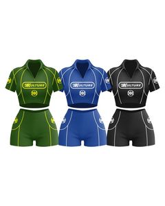2026 Women's 2-Piece Street Sportswear <b>Set</b> Hooded Full-Sleeve T-Shirt and Knee-Length Shorts Breathable Non-Pilling - Product Image 5