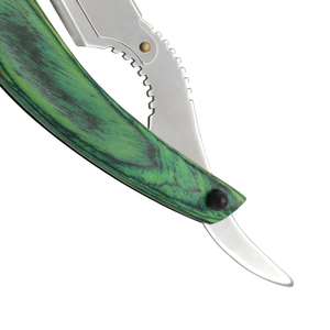 Professional Barber Use High Quality Straight <b>Razor</b> for <b>Men</b> Wood Handle Stainless Steel Blade Customized Packaging OEM - Product Image 4