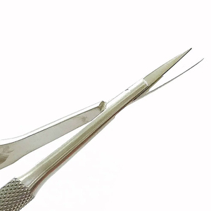 Micro-ciseaux droits Vannas en acier inoxydable, instrument chirurgical ophtalmique, poignée à ressort, pour chirurgie oculaire, CE OEM - Product Image 6