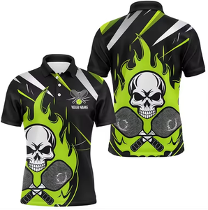 IRSA SPORTS T-shirt de sport unisexe toutes saisons pour pickleball, personnalisable par sublimation, respirant, écologique, en Spandex/Coton, manches courtes - Product Image 3