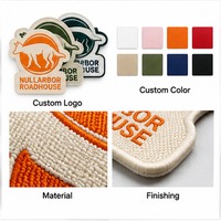 Étiquettes graphiques tissées personnalisées, étiquettes à coudre pour vêtements et accessoires