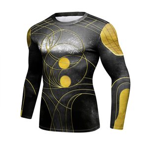 Maillot de compression athlétique premium anti-UV avec logo personnalisé et impression sur mesure – Fournisseur en gros de vêtements de sport - Product Image 3