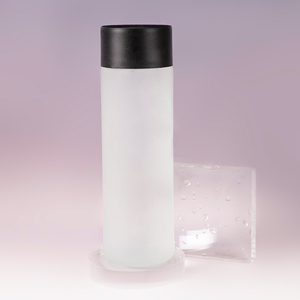 Usine directement fournisseur de glaçage 350ml 400ml 500ml 800ml <span class=keywords><strong>Voss</strong></span> Still bouteille en <span class=keywords><strong>verre</strong></span> d'eau artésienne avec couvercle à vis noir - Product Image 1