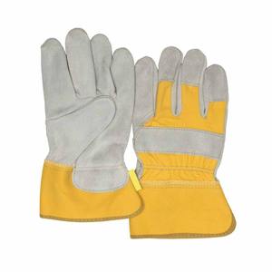 Gants de travail en cuir de vachette de qualité supérieure, doux et confortables, résistants, pour la protection personnelle, le jardinage et les travaux ménagers - Product Image 2
