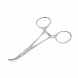 Pinzas Oftálmicas Mosquito Curvas de Acero Inoxidable, Pinzas Hemostáticas de Precisión para Microcirugía, Instrumento Quirúrgico para Ojos - Product Image 1