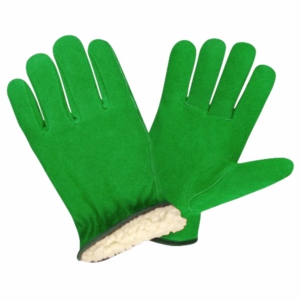 High Performance Cowhide Split Heat Resistance Breathable Durable Leather Workwear Reflective Safety Construction Gardening Hand - Product Image 3