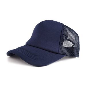 OEM Sport Custom Logo Curved Brim Mesh Foam Trucker Cap Hat - Product Image 2