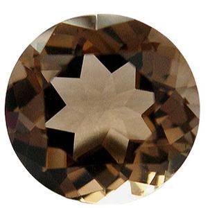 Cuarzo ahumado marrón Corte facetado redondo Piedras preciosas sueltas certificadas Smokey November Birthstone Fabricación de joyas Piedras preciosas Cuarzo ahumado - Product Image 4
