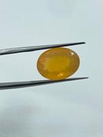 Opale de feu ovale naturelle de qualité supérieure 11x15mm 5.70 carats pour la fabrication de bijoux