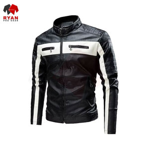Vestes en cuir sur mesure pour hommes, couleurs unies, logos personnalisés, grandes tailles, vestes respirantes de Ryan Pro Gear - Product Image 3