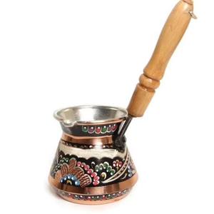 Cafetière turque artisanale en cuivre, pot à café arabe, chauffe-café Cezve pour la maison et la cuisine - Product Image 1
