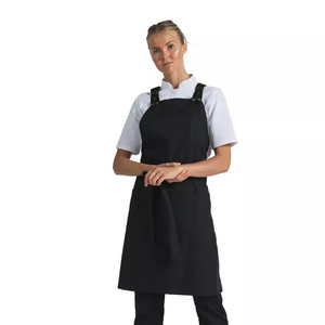 ผ้ากันเปื้อนแบบไขว้หลังพิมพ์โลโก้ตามสั่ง ผ้าคอตตอนโพลีเอสเตอร์คุณภาพดี ทนทาน มีกระเป๋า เหมาะสำหรับงานครัว ใช้ได้ทั้งชายและหญิง - Product Image 6