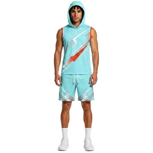 Uniforme de Fútbol Americano Personalizado 7 contra 7 sin Mangas con Capucha, Jersey Deportivo y Pantalones Cortos de Equipo para Entrenamiento y Torneo - Product Image 1