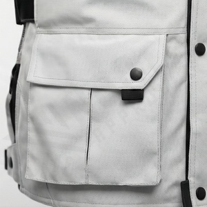 แจ็คเก็ตหนังแท้สำหรับขี่มอเตอร์ไซค์คุณภาพดีที่สุดสำหรับผู้ชาย รุ่นใหม่ล่าสุดสำหรับฤดูหนาว พร้อมแผ่นป้องกันที่ถอดออกได้ สามารถสั่งทำได้ - Product Image 5