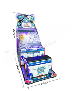 เครื่องเกมยิงลูกบอล Crazy Ball 3 สำหรับสองผู้เล่น 8 เกม แบบหยอดเหรียญแลกของรางวัล - Product Image 4