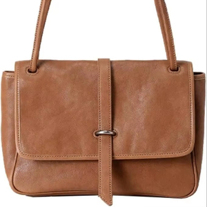 Bolso de Hombro de Cuero Genuino para Mujer, Estilo Vintage, Tipo Hobo, Bolso de Compras, Bolso con Cierre, Bolso de Trabajo, Gran Capacidad, Resistente al Agua - Product Image 1