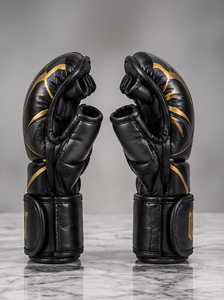 Gants d'entraînement MMA haute performance en cuir PU avec protection rembourrée des jointures et sangle de poignet sécurisée en Velcro - Product Image 2
