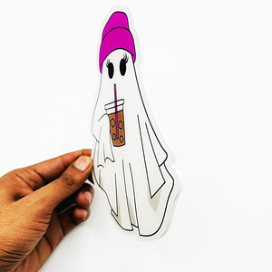 Support de Cils en Acrylique Personnalisé en Forme de Fantôme, Thème Halloween Mignon, Palette pour Extensions de Cils, Organisateur de Bandes de Cils Imprimées - Product Image 6