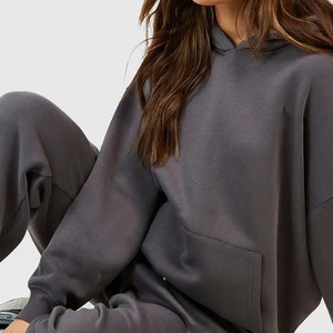 Women's Tracksuit <b>Matching</b> <b>Set</b> Oversized Custom Logo Hoodie <b>Joggers</b> Casual Wear Activewear Streetwear Wholesale 2026 - Product Image 6