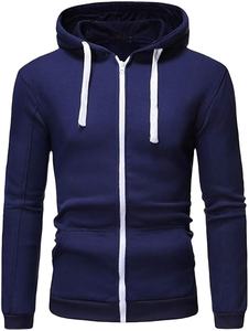 Logo personnalisé pour hommes Pull-over en coton imprimé de haute qualité Sweats à capuche surdimensionnés délavés pour hommes - Product Image 6