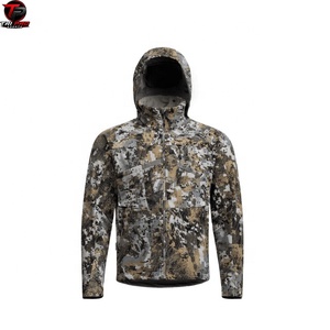 Veste Softshell Unisexe Haut de Gamme à Capuche Entièrement Zippée pour Activités de Plein Air, Chasse, Randonnée, Camping – Imperméable en Polyester, Adaptée aux Intempéries - Product Image 1