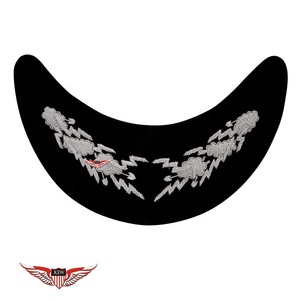Casquette en aluminium de qualité militaire américaine brodée à la main KEW Wholesale avec visière pour uniforme de parade et de cérémonie, pointe en fils d'argent - Product Image 4